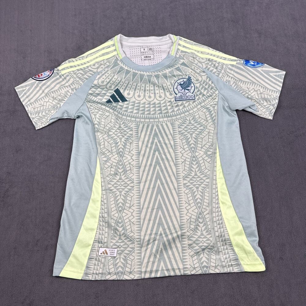 adidas 2025 Mexico Football Soccer Men's Away Jersey Green Small S
